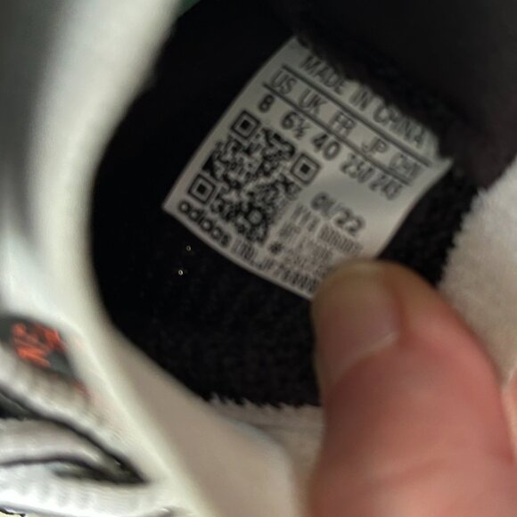 Stella McCartney Sz 8 Womens Solarglide Collab Sneakers Black Silver Green - Picture 5 of 15